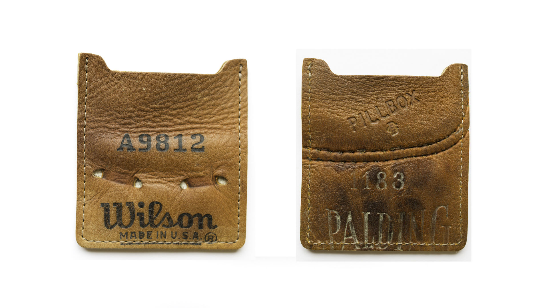 Pillbox's leather card holder